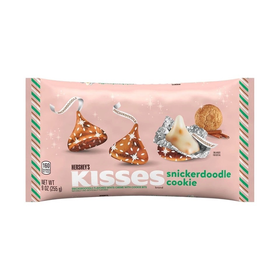 Hershey’s Kisses 9 oz. SNICKERDOODLE COOKIE Bits White Chocolate