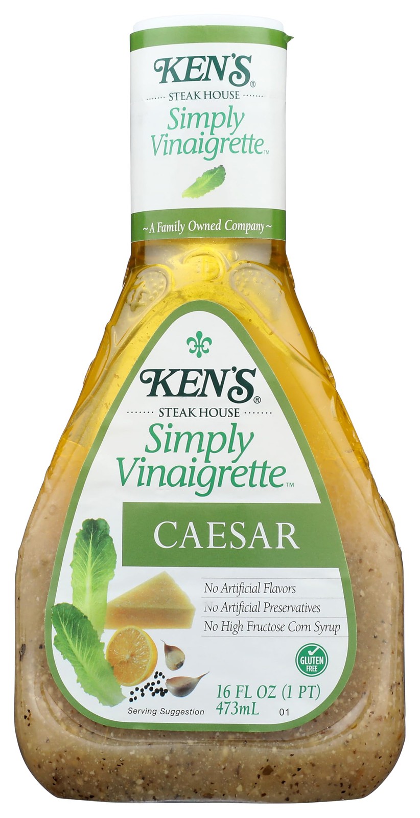 Simply Vinaigrette Caesar Salad Dressing, 16 Fluid Ounces