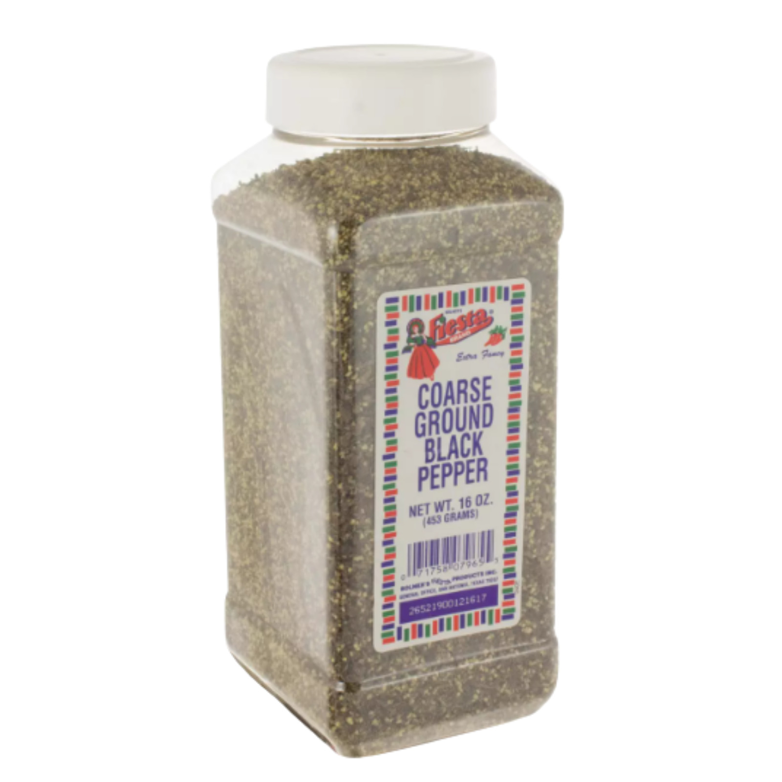 Bolner’s Fiesta Coarse Ground Black Pepper 16 oz Large Bottle Texas Seasoning