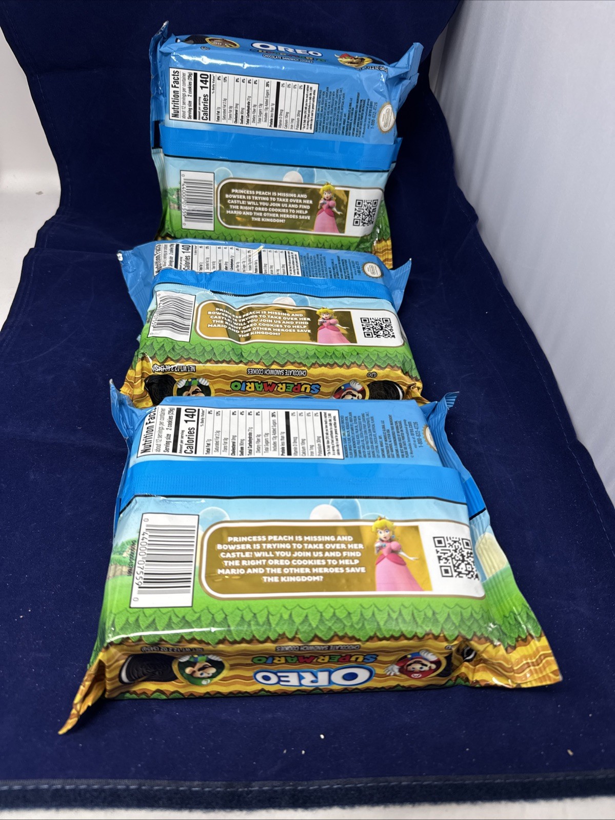 Lot Of 3 Packs MARIO Bros Oreo Limited Edition Cookies- Sealed/Exp Nov2023