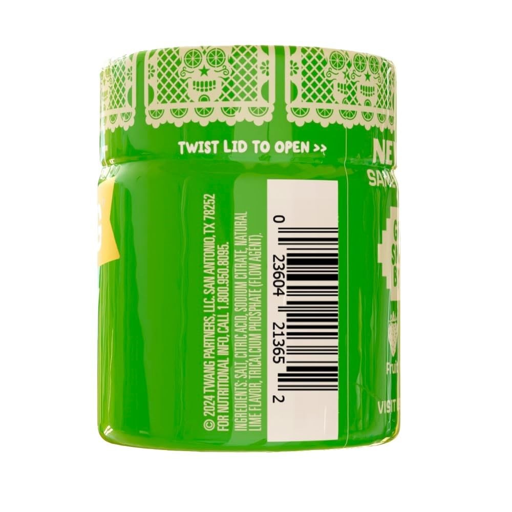 Twangerz Lime Seasoning Salt Snack Topping, 1.15-Ounce Shaker Pack of 20