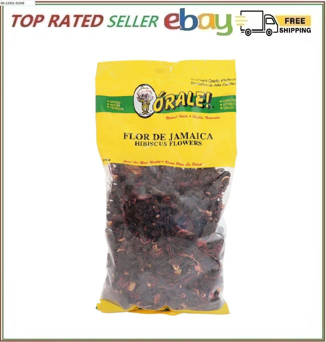 Orale! Dried Hibiscus Flower, Flor de Jamaica, 8 oz.