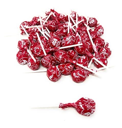 Cherry (Red) Tootsie Pops – Fresh Wrapped Bulk Lollipops – Choose 10–100 Ct