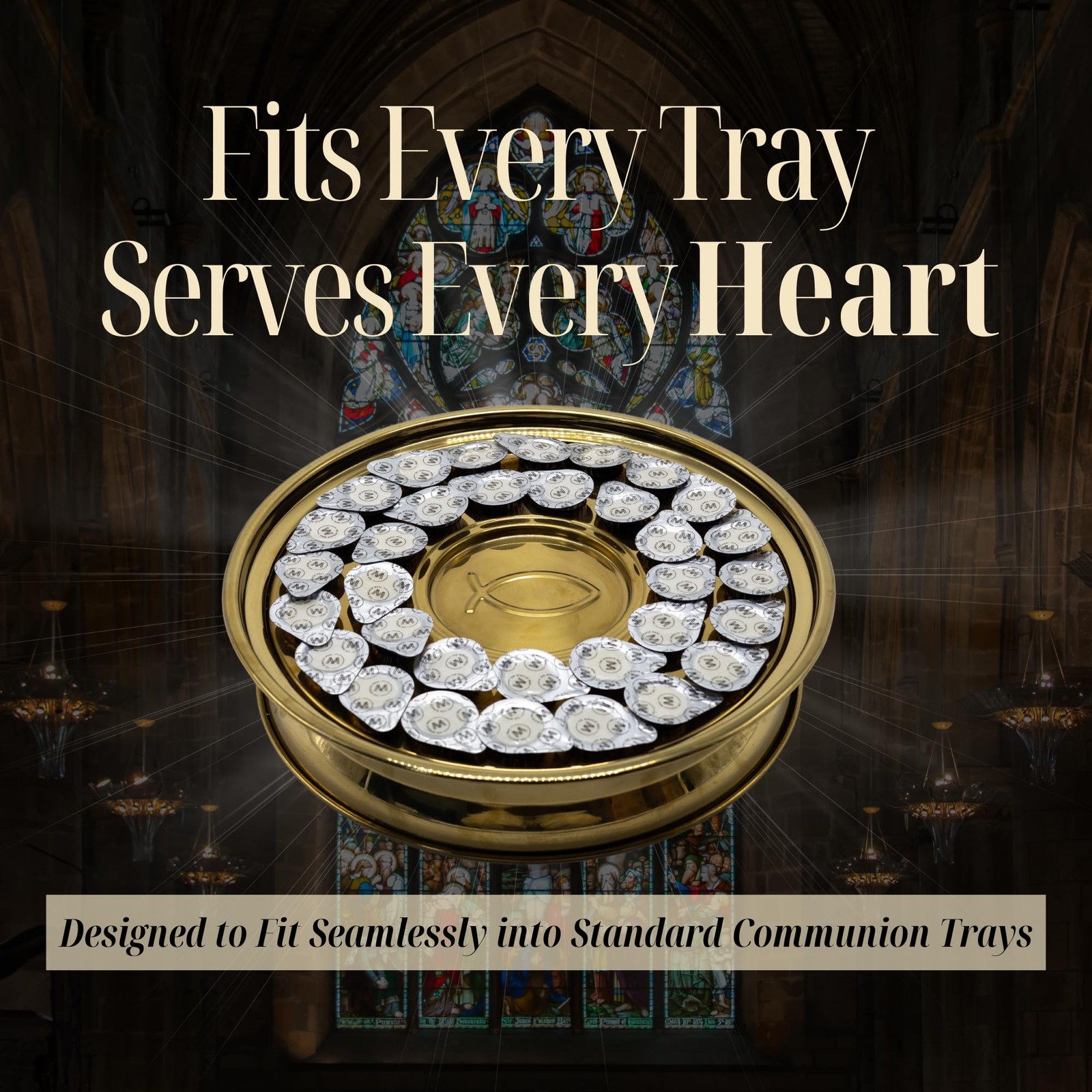 The Miracle Meal Pre-Filled Communion Cups with Larger Tab and Wafer Set – Bo…