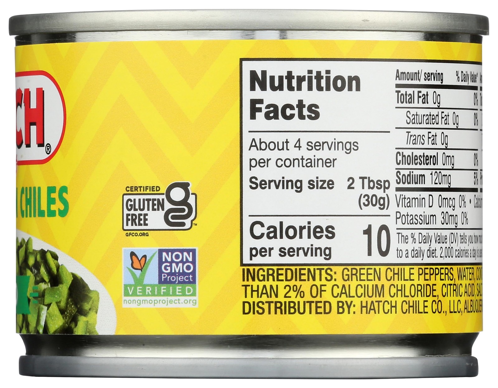 Hatch Mild Diced Green Chilies 4 Ounce Pack Of 1 Grocery Vegetable Usa