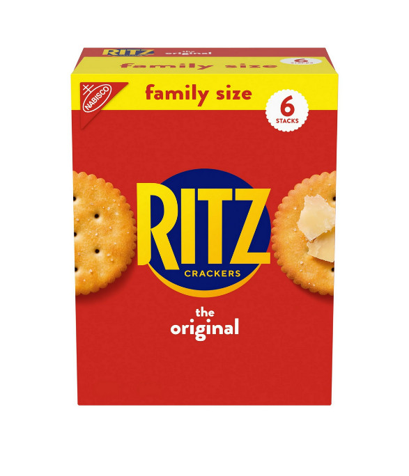 RITZ Original Crackers, Snacks for Kids and Adults, Lunch Snacks, Family Size,