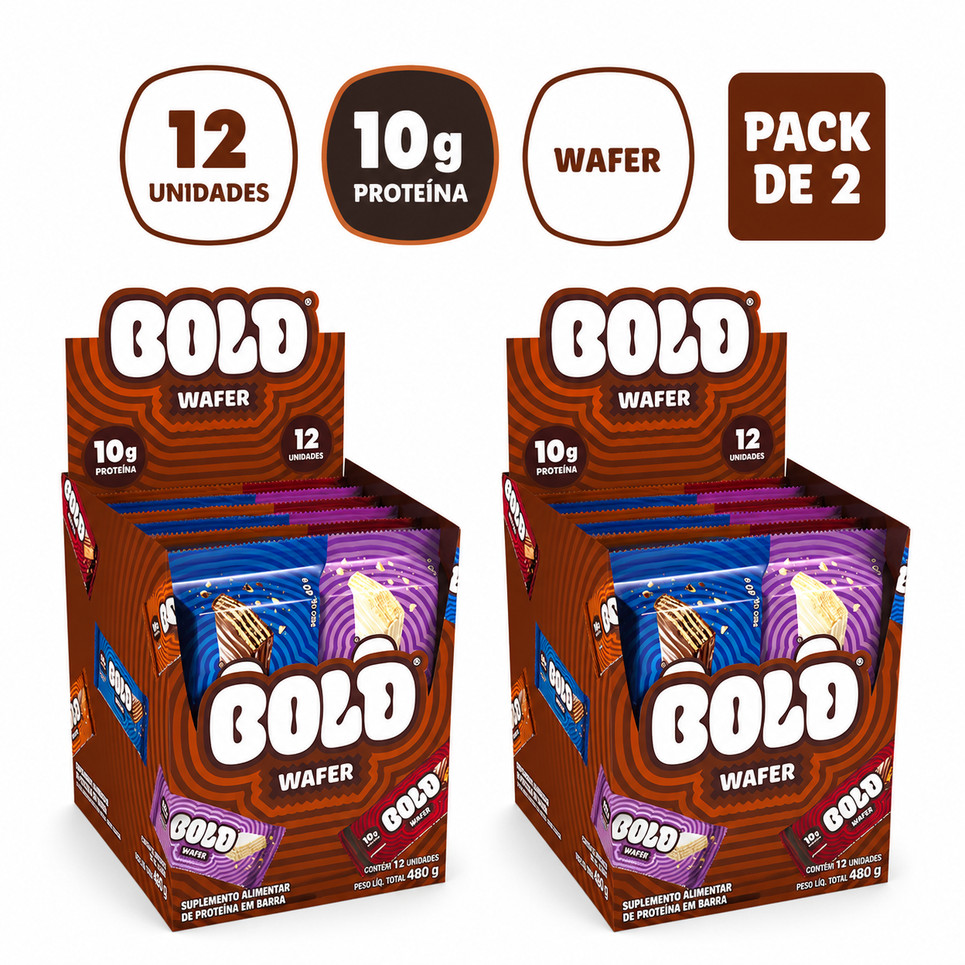 Bold Wafer Mixed Protein Wafer Bars, 480 g / 16.93 oz (pack of 2)