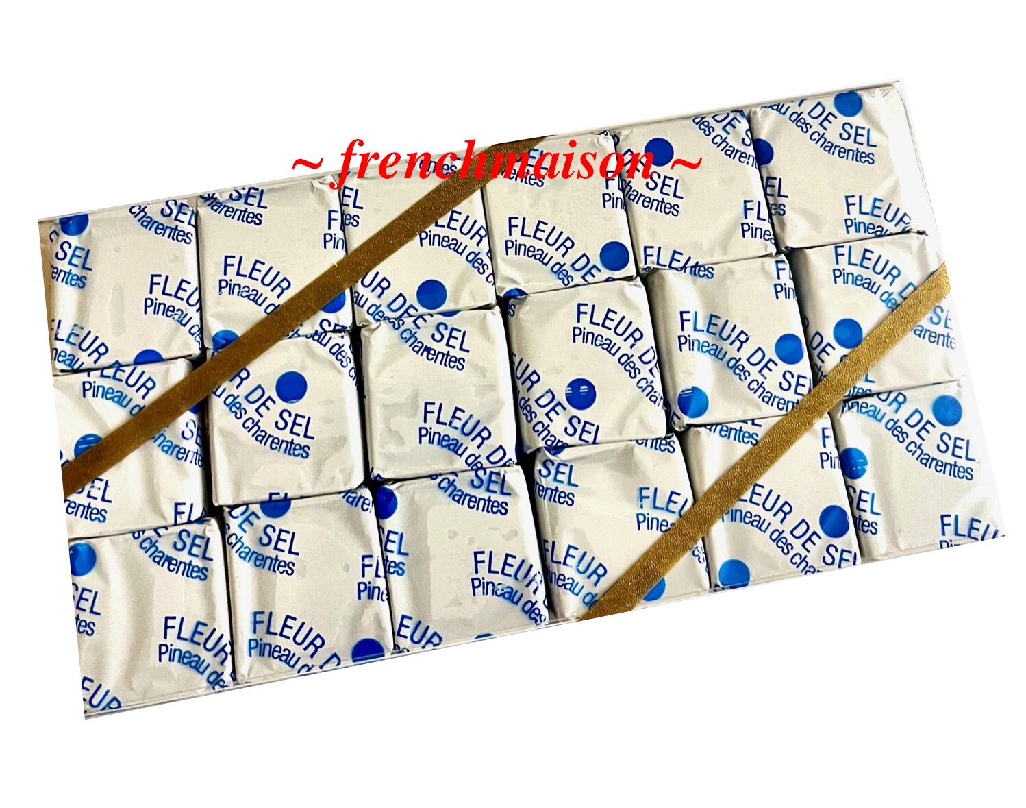 Paris Caramels Mon Pari Gourmand Fleur de Sel Salted Caramel Gift Set Ribbon New