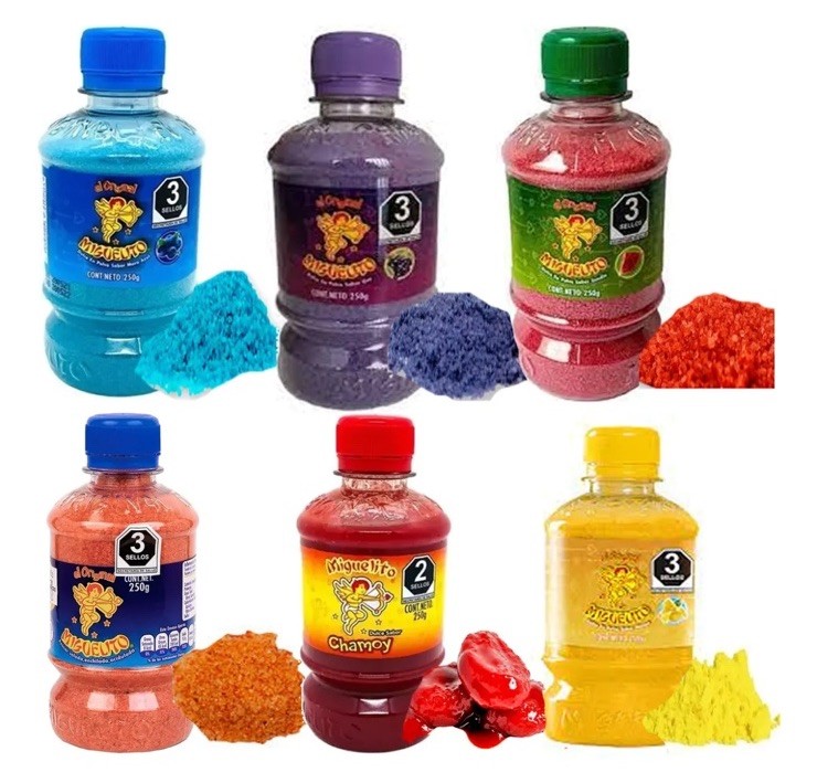 6 Pack DULCE EN POLVO «MIGUELITO» SABORES Surtidos 250g C/U