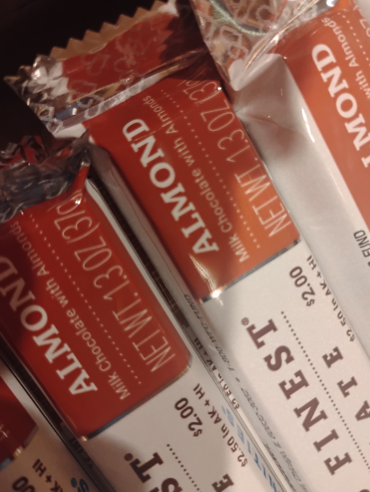 WORLD’S FINEST CHOCOLATE (6) Almond x $1.00 Each Bars