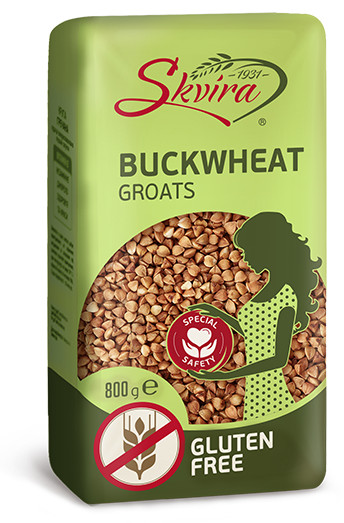 Skvira Gluten Free Buckwheat Groats Roasted 1.76 lb / 800 g