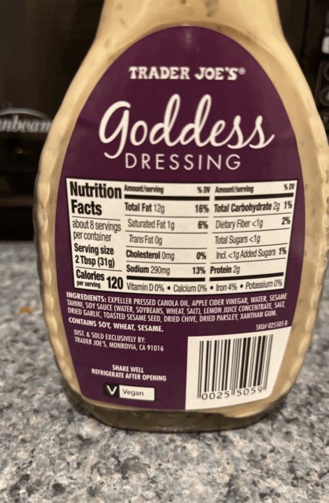 2X Pack Trader Joe’s Goddess Dressing 8 oz each bottle