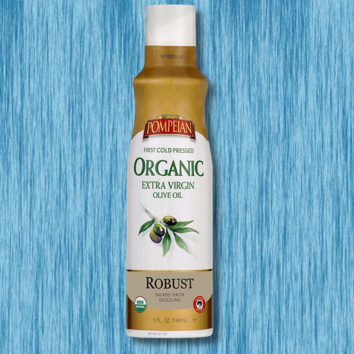 Pompeian USDA Certified Organic Extra Virgin Olive Oil Non-Stick Cooking Spray,