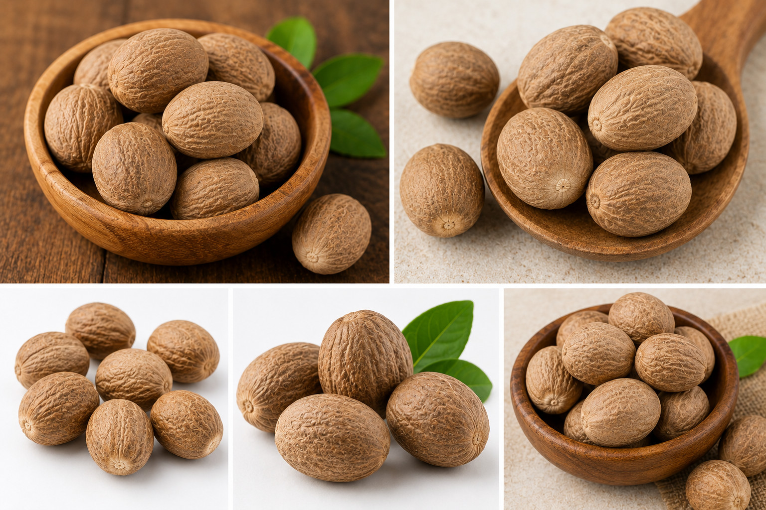 AERONS Premium Whole Nutmeg (Jaiphal) 100% Natural Aromatic Spice Free Shipping