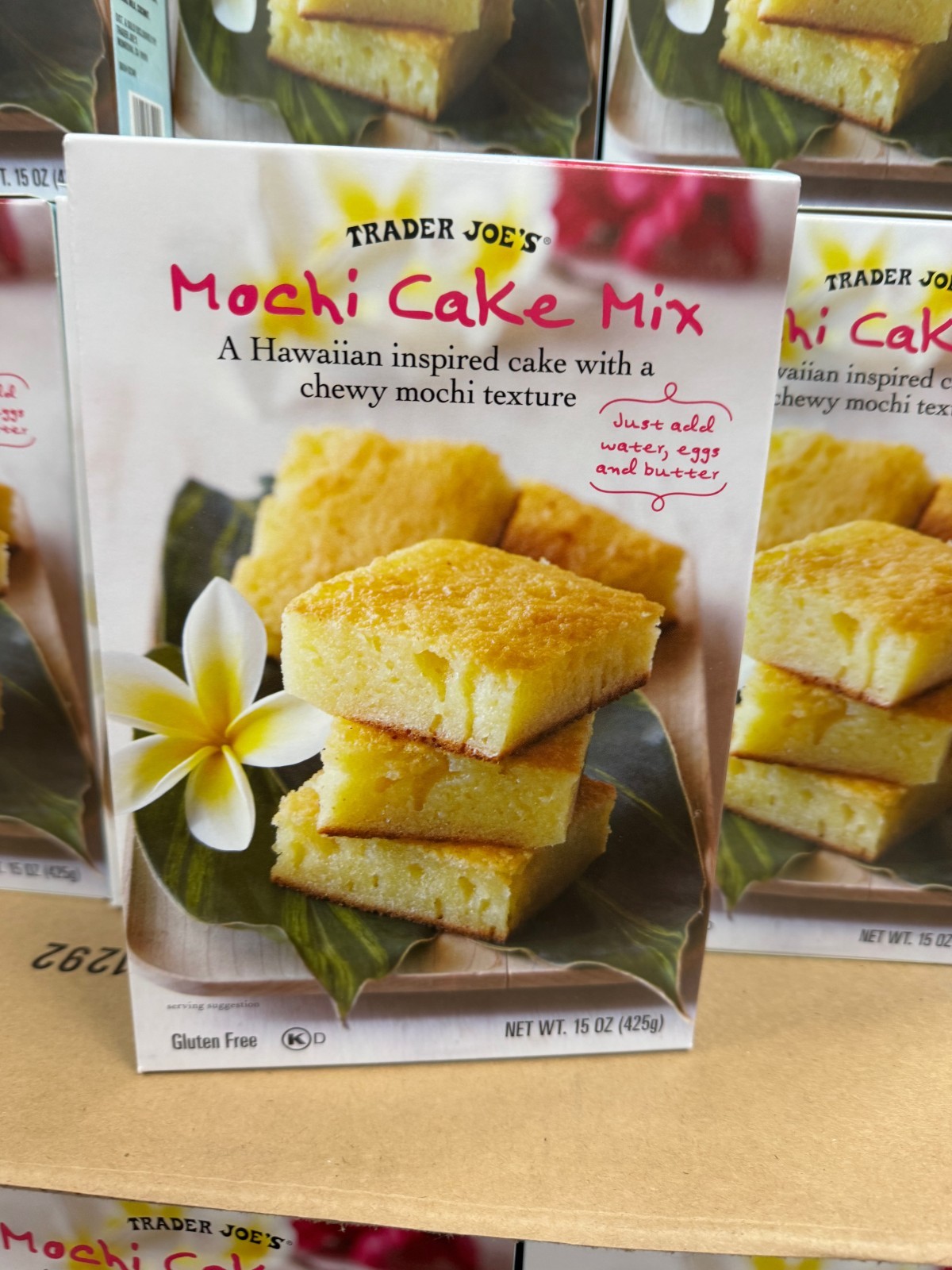 2 Pack Trader Joe’s Mochi Cake Mix Gluten Free 15oz 425g NEW FRESH