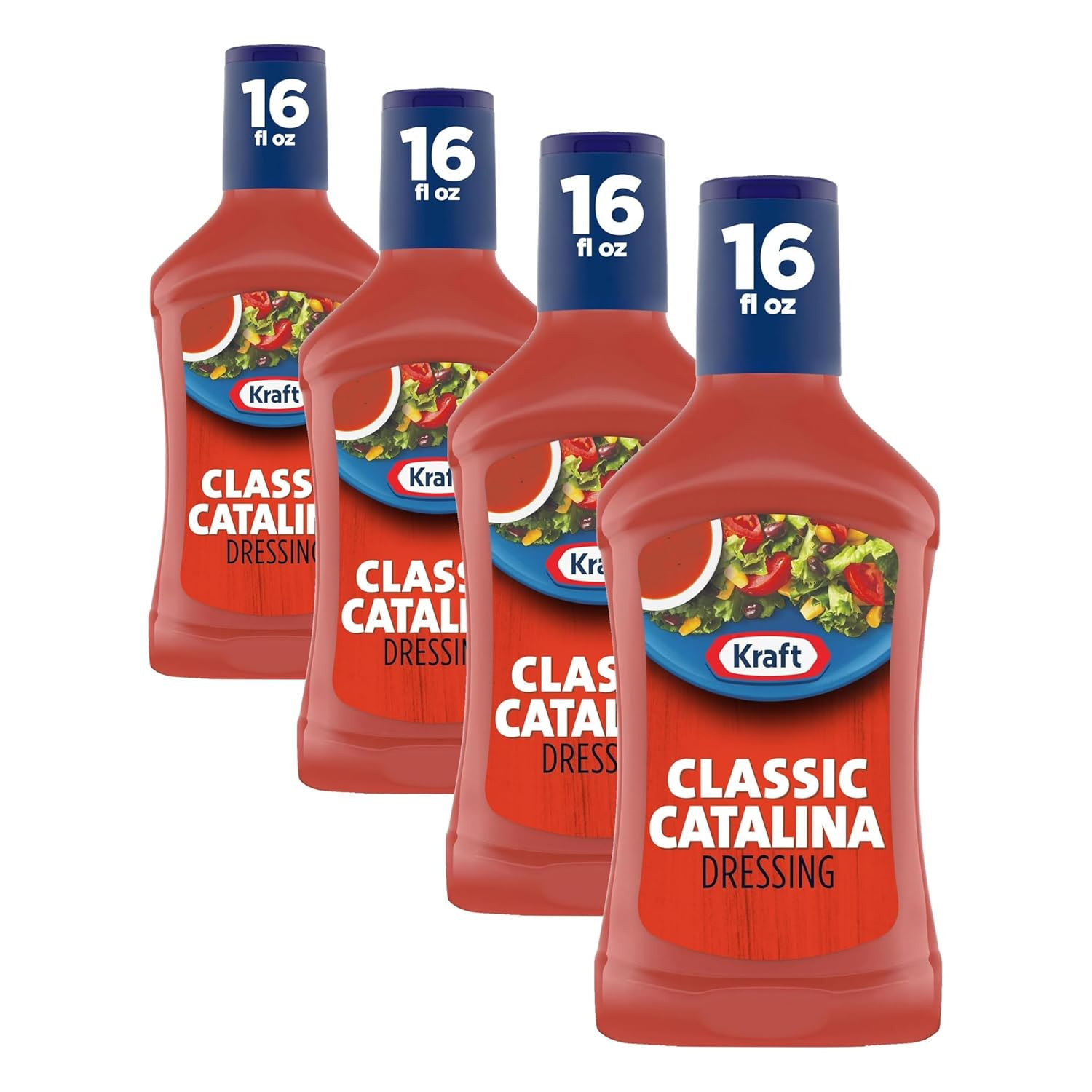 Classic Catalina Salad Dressing (16 Fl Oz Bottle) (Pack of 4)