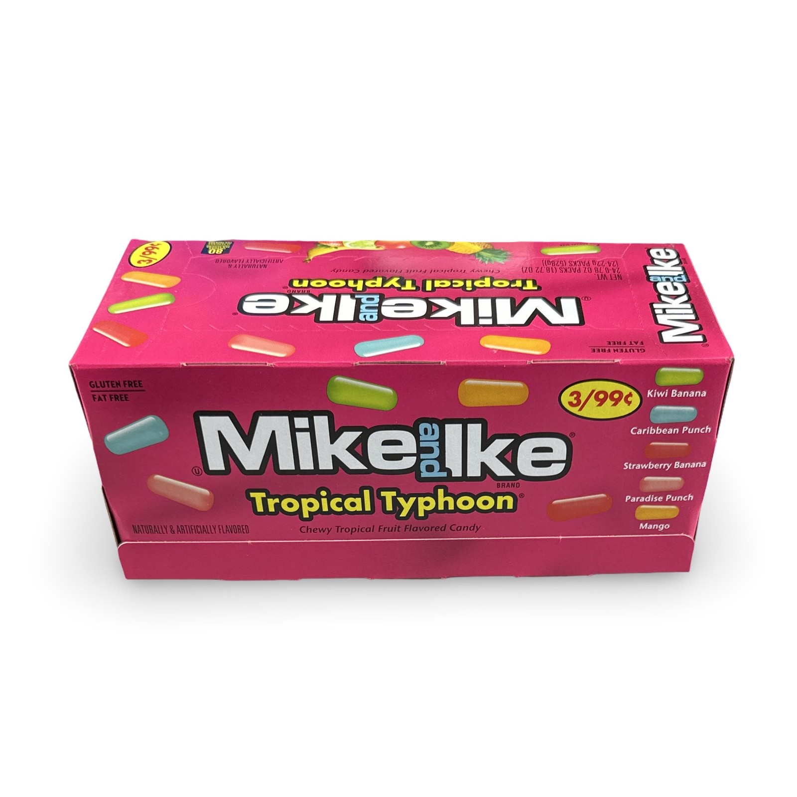 Mike & Ike Chewy Candy – 24 Count Theater Boxes (Choose from 9 Flavors: Original
