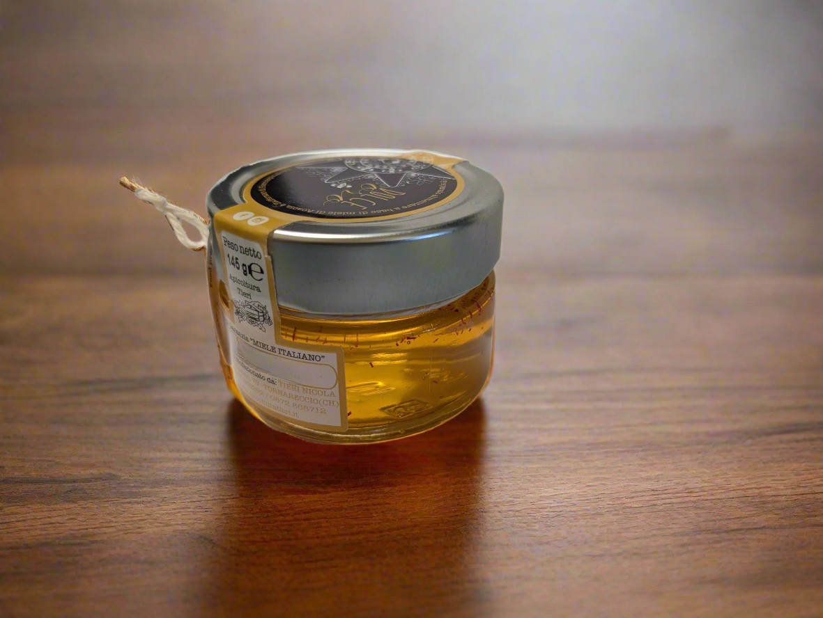 Acacia Honey with Saffron – Gourmet Italian Honey Infused with Saffron