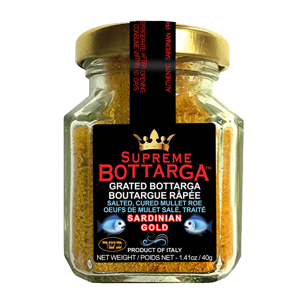 Supreme Bottarga – Finest Imported Sardinian Grated Bottarga 1.40oz (40gr)