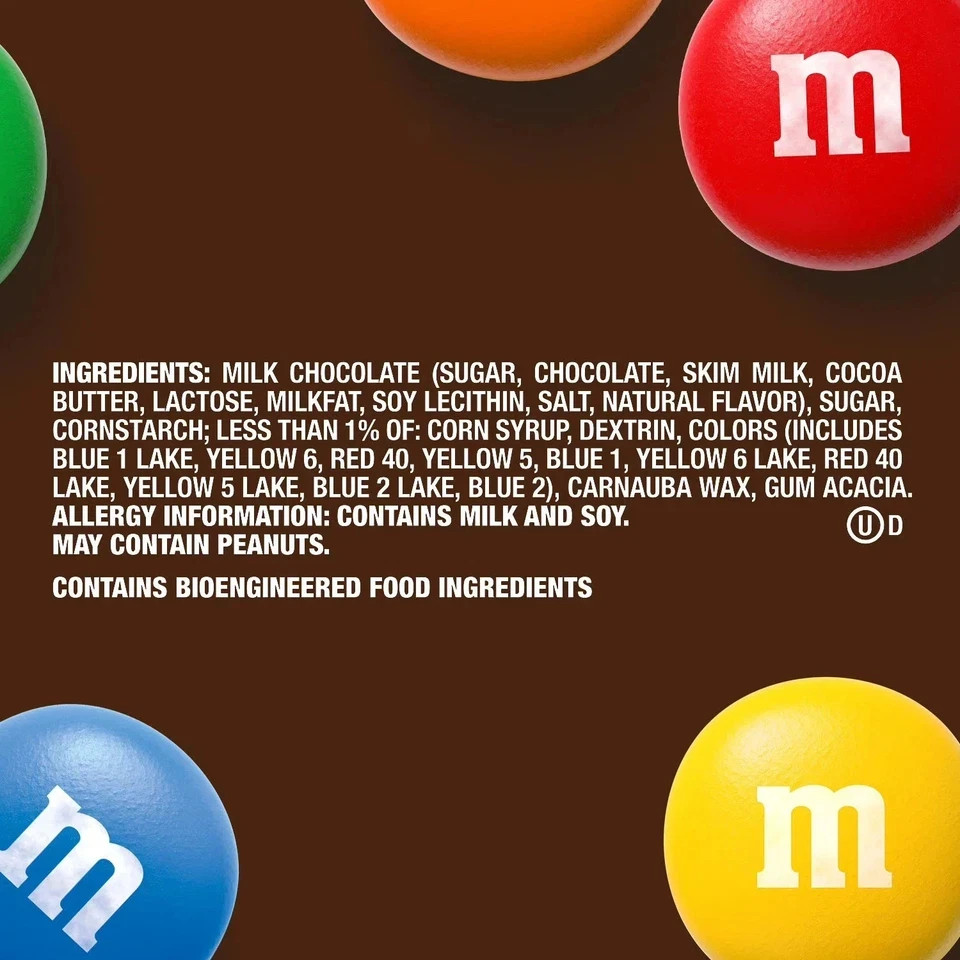 M&M’S Milk Chocolate Candy Jar, 62 oz Bulk Pack FREE FAST SHIPPING