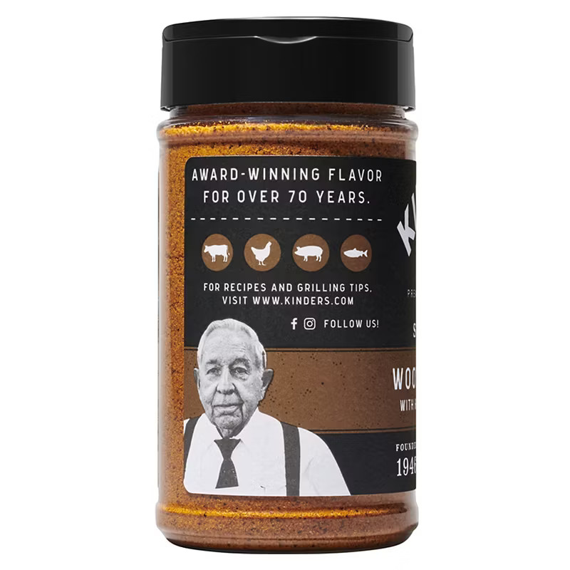 Kinders Woodfired Garlic Seasoning 9.5oz Smoked Garlic All Purpose Spice EXP5/27
