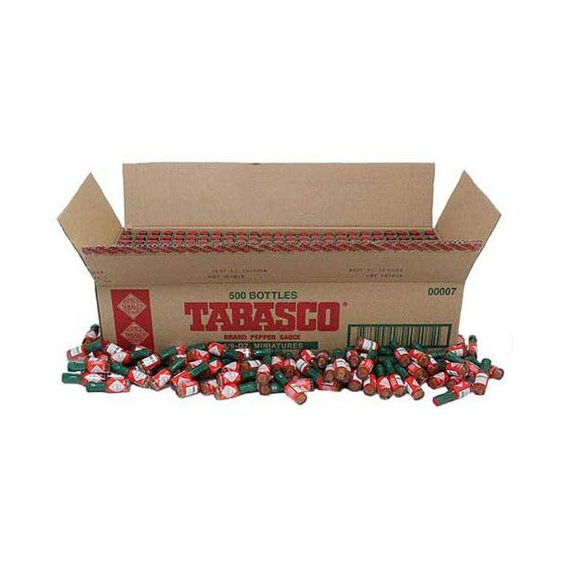 Brand Original Red Pepper Sauce, Medium Hot Sauce, Mini Glass Bottles, Classic F