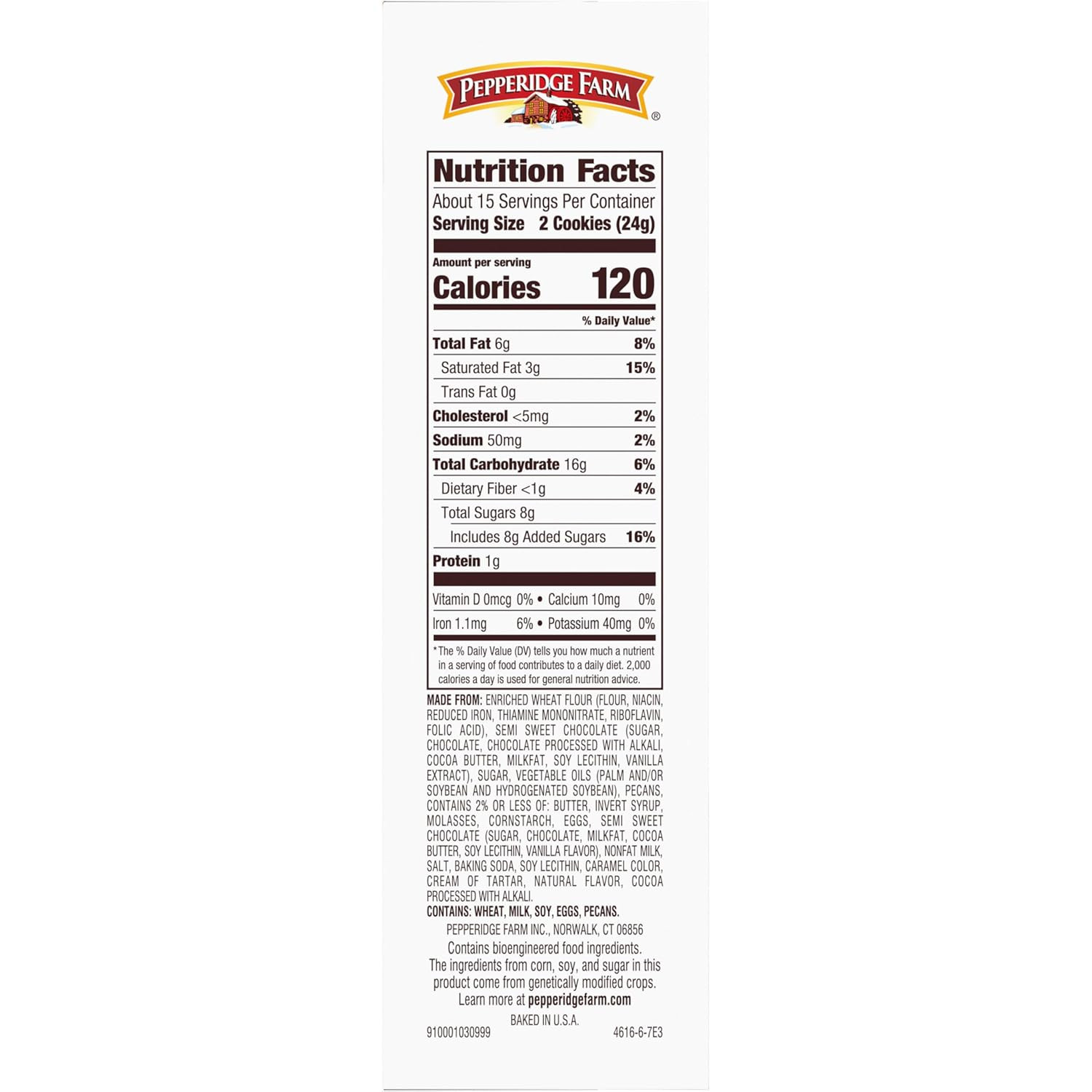 Chocolate Collection, 7 Cookie Varieties, 13-Oz Box