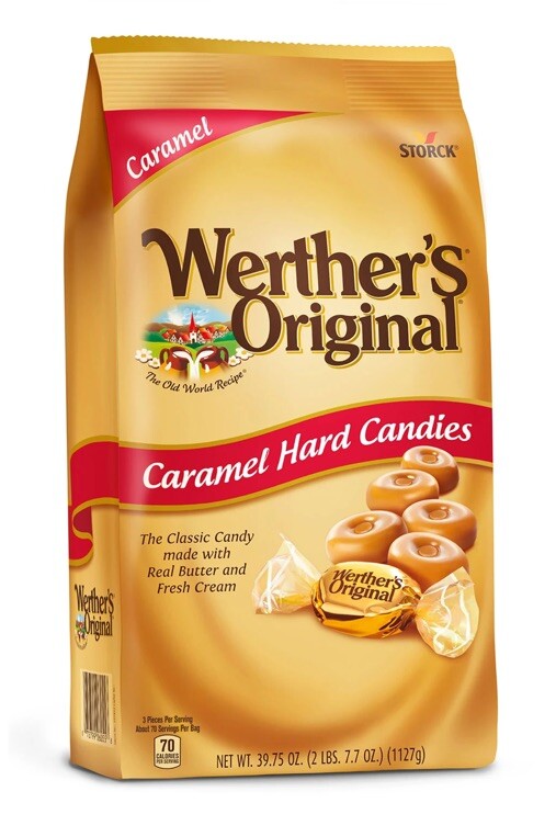 Werther’s Original Caramel Hard Candy Bag – 39.75 oz / 2.7 lbs