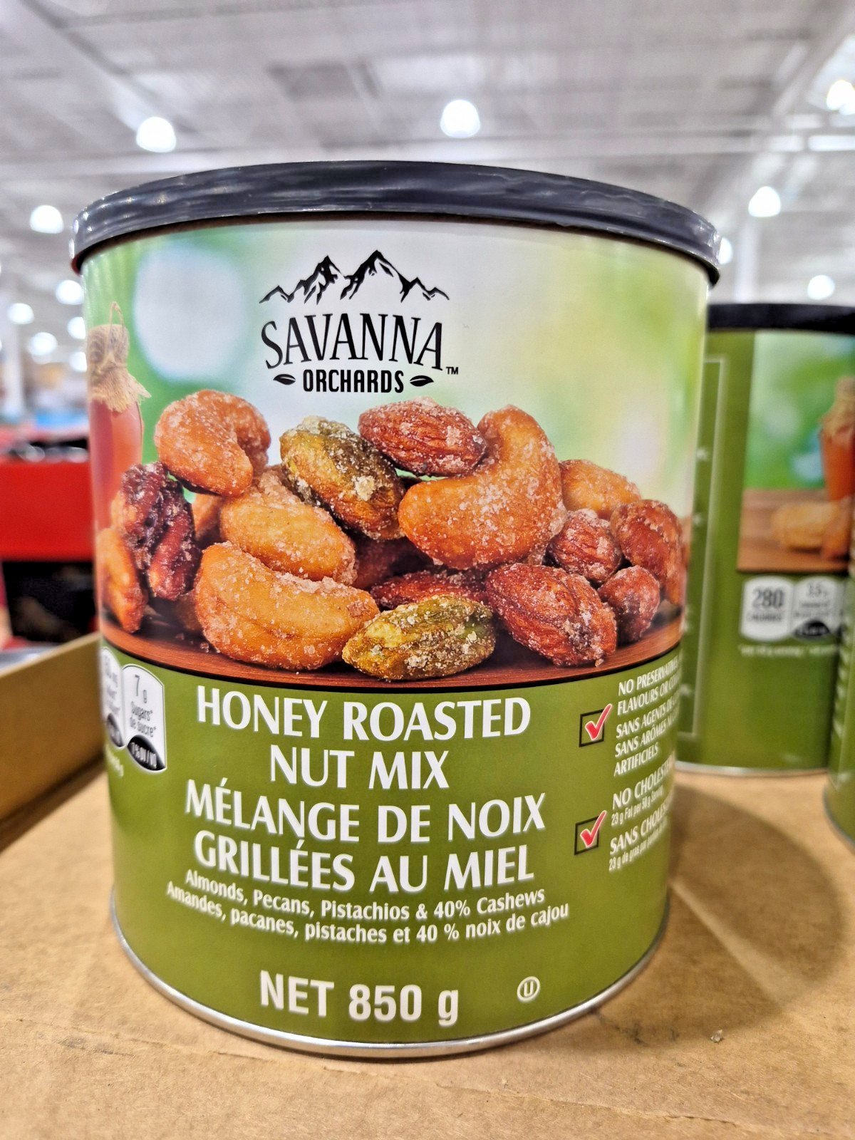 Savanna Orchards Honey Roasted Nut Mix Cashews, Almonds, Peanuts & Pecans