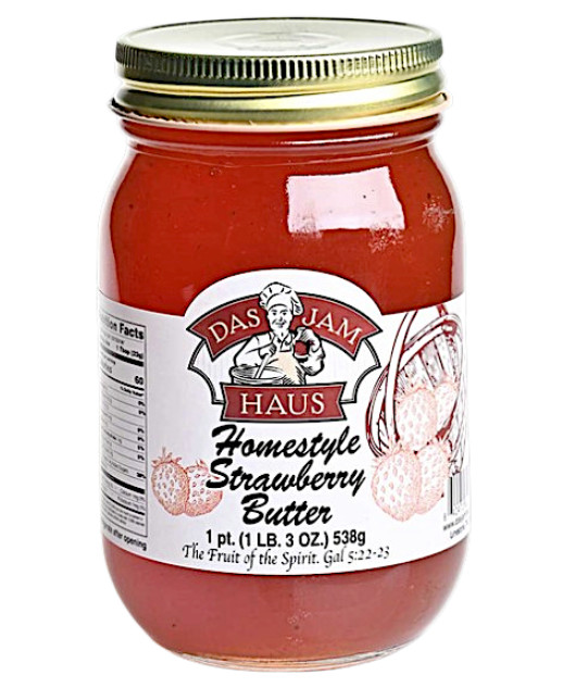 Strawberry Jam Varieties Homestyle~Jam 16oz 1 Pint All Natural Ingredients