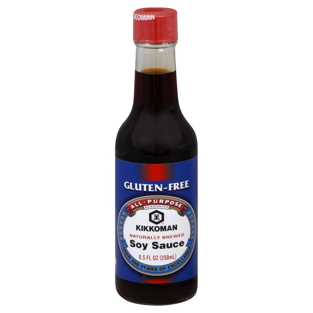 Kikkoman Soy Sauce Gluten-Free 8.5 oz. Fl Oz (Pack of 1)