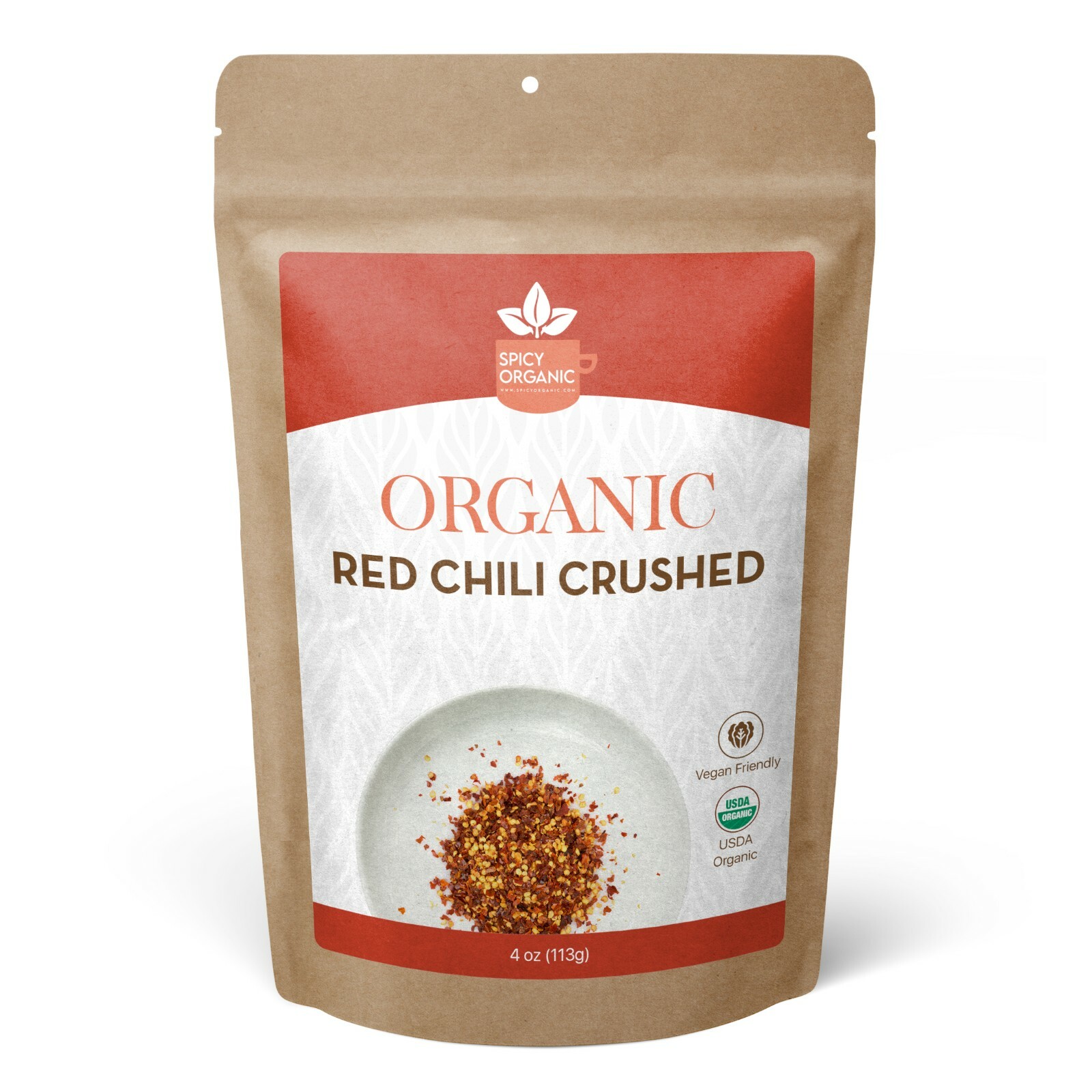 Organic Red Pepper Flakes (4 OZ) – Dried Crushed Red Pepper Flakes For Pizzas