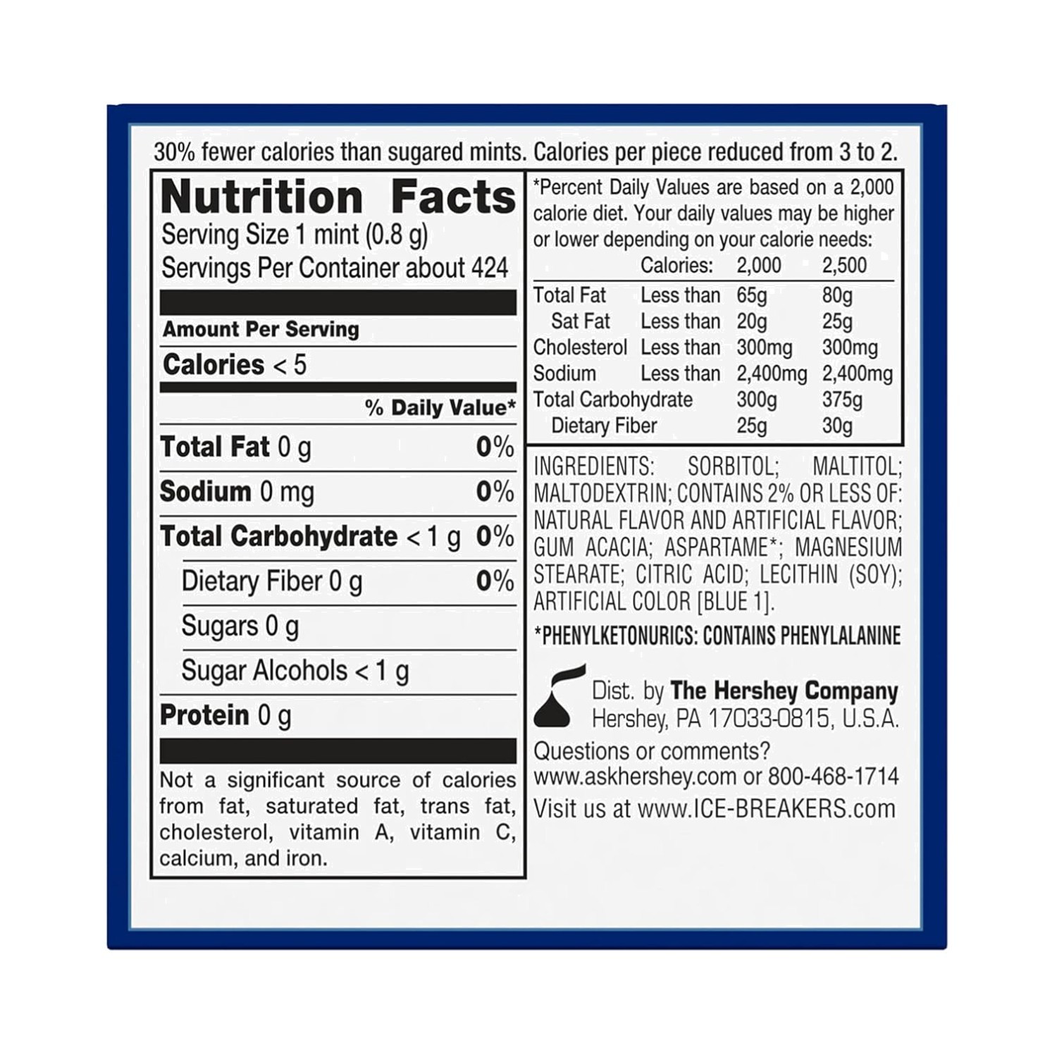Ice Breakers Coolmint – Sugar Free Mint Tins, 16 Pack