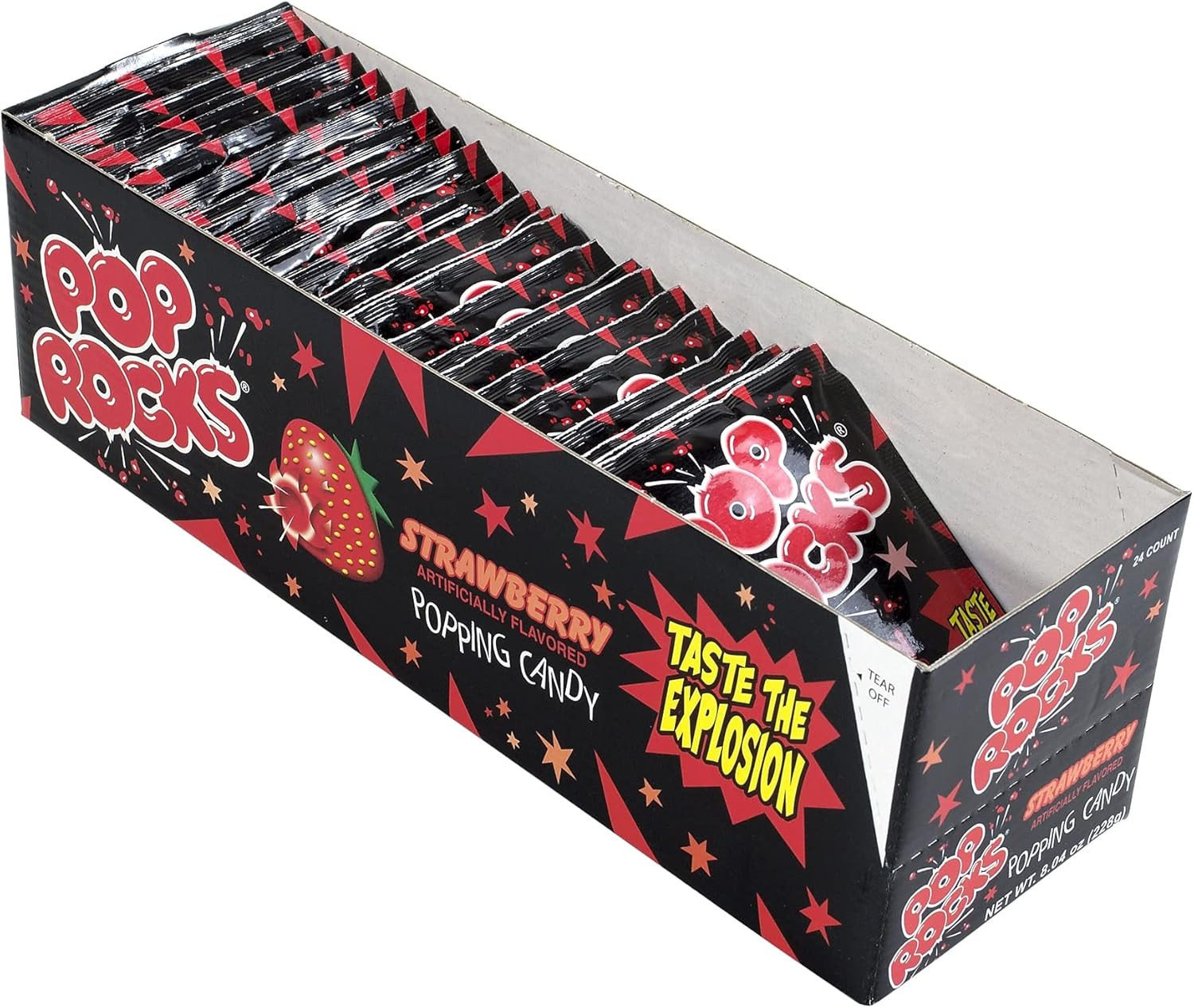 Strawberry Hard Candy, 0.33 Oz., 24 Pieces (209-00231)