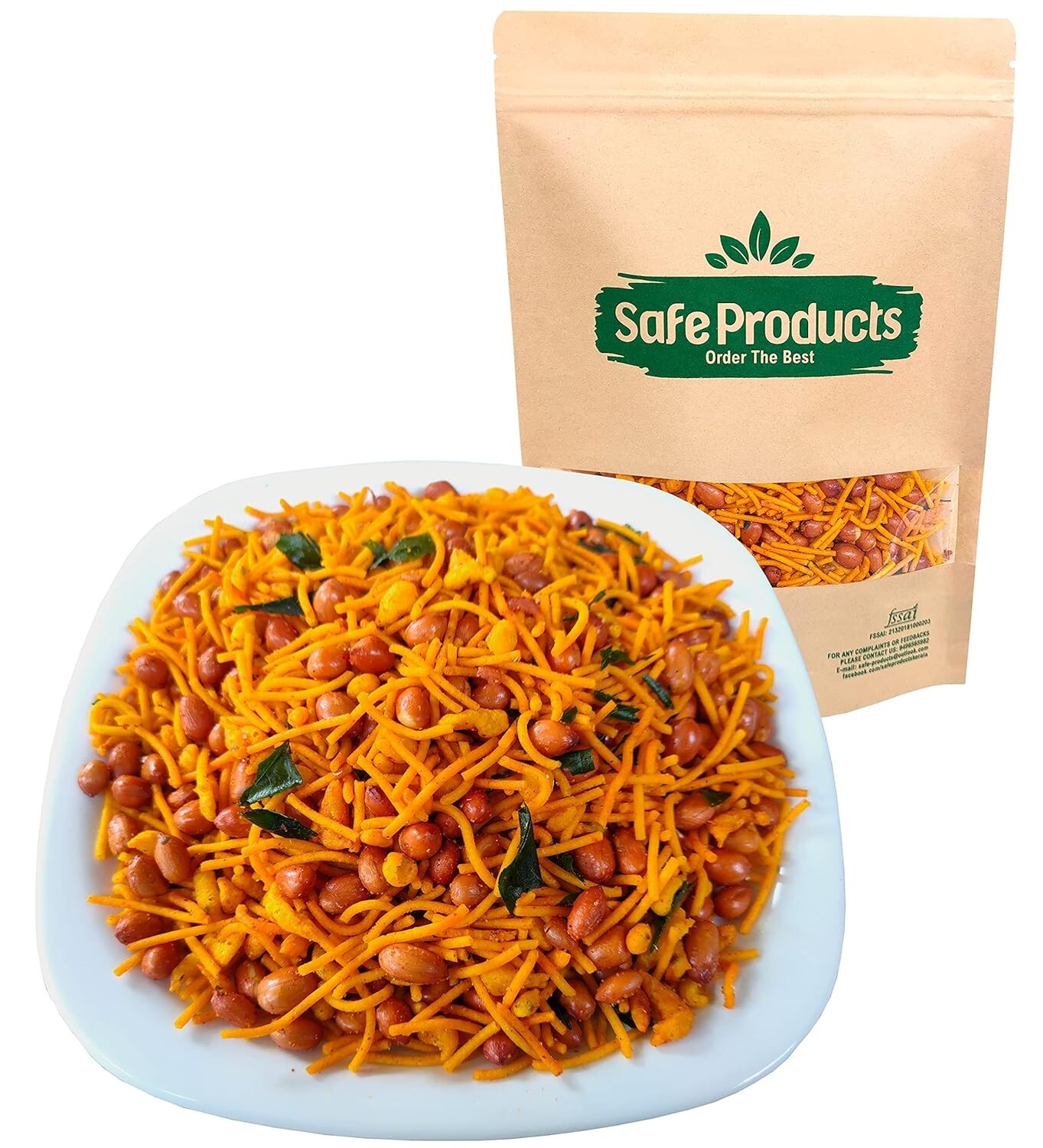 Safe Products Kerala Spicy Mixture (1KG Pack) Made in Coconut Oil Homemade