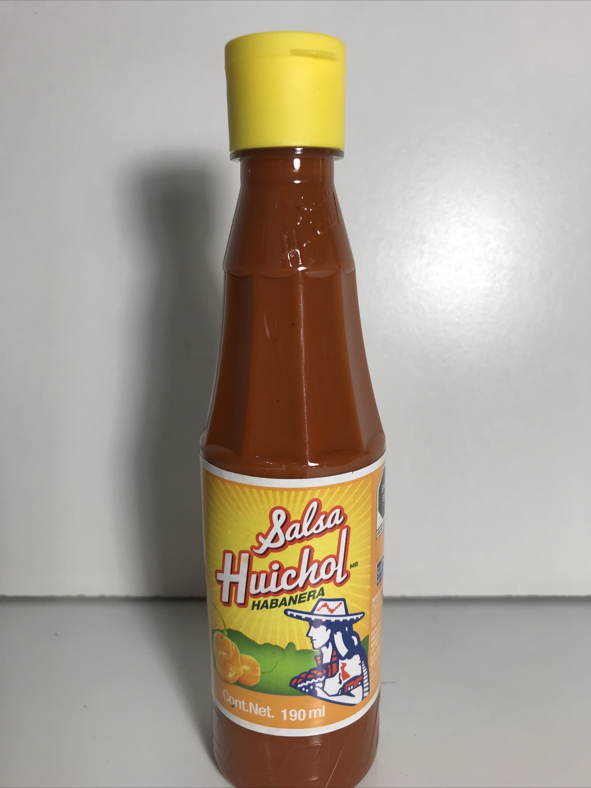 5-Pk Salsa Huichol Habanera 🇲🇽 Huichol Habanera Hot Sauce 190ml/6.7 oz