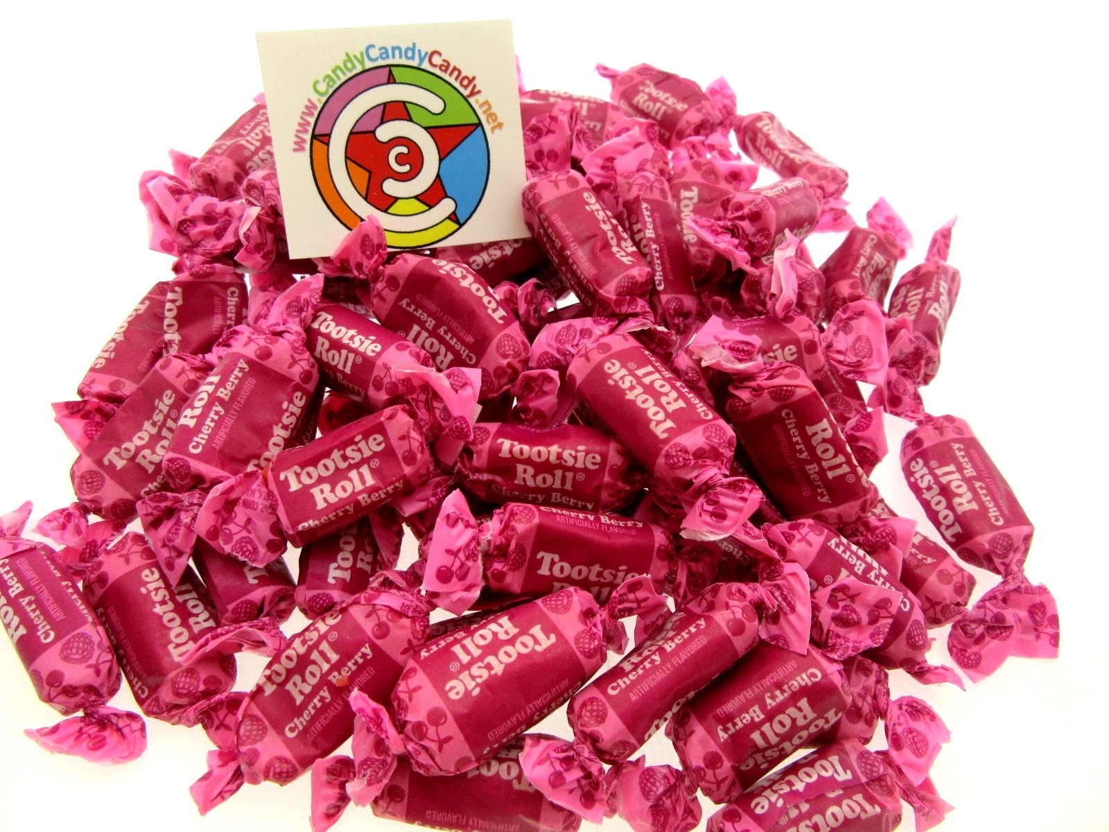 Tootsie Roll Cherry Berry Fruit Chews One Pound 16oz Candy