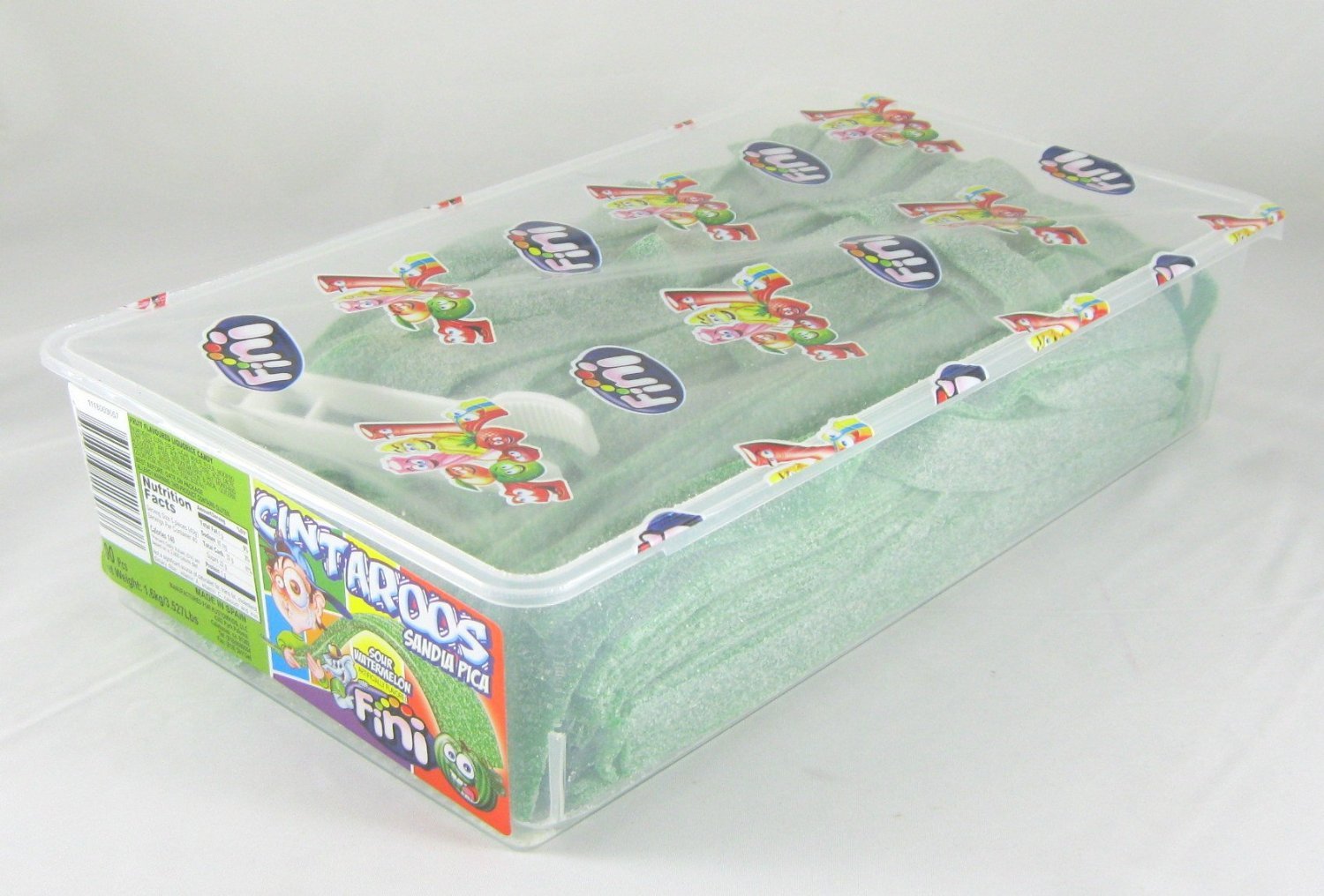 Fini Cintaroos Watermelon Sour Candy Strips 200 Pcs 3.5-LB