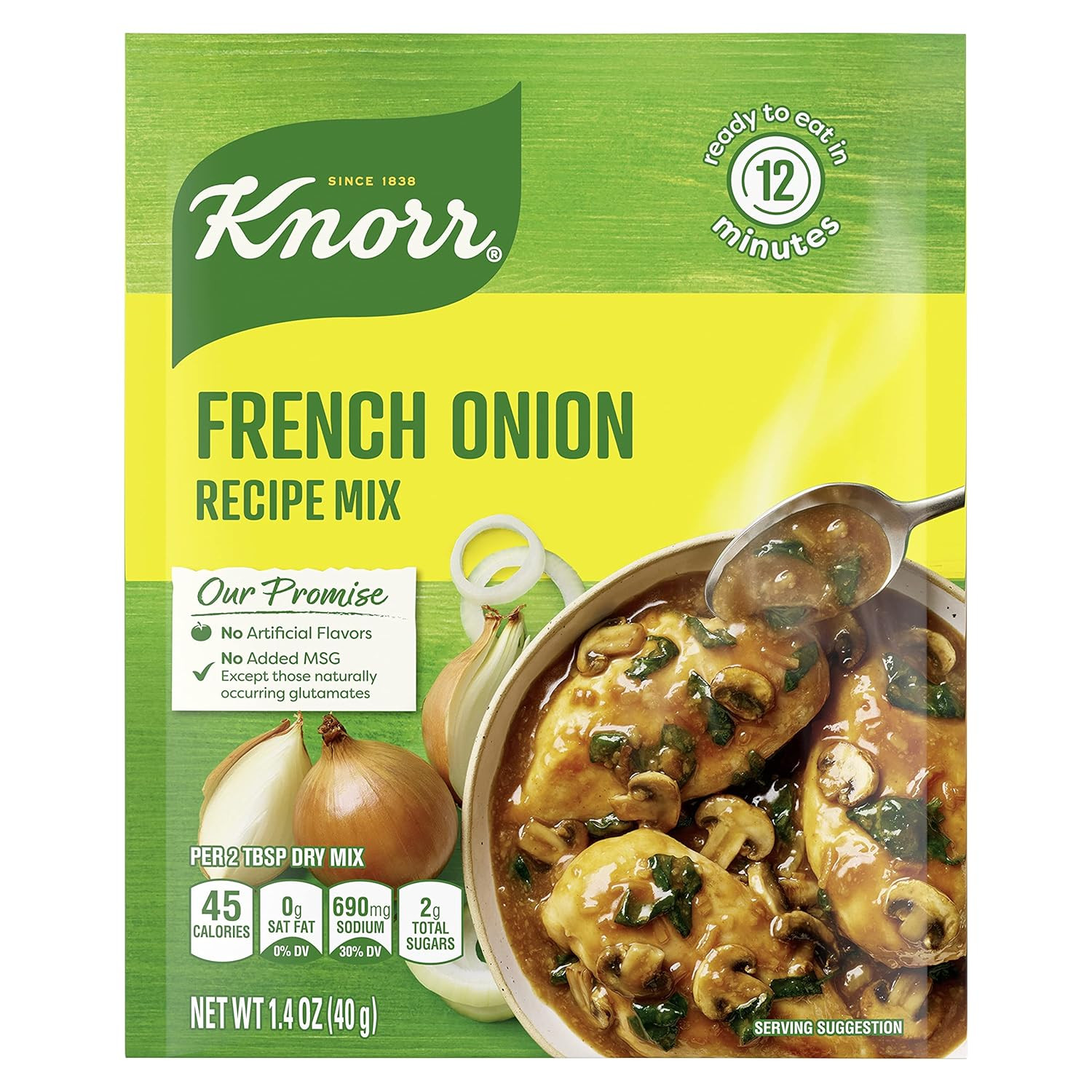 Knorr Soup Mix and Recipe Mix French Onion For Soups, Sauces and Simple Meals No