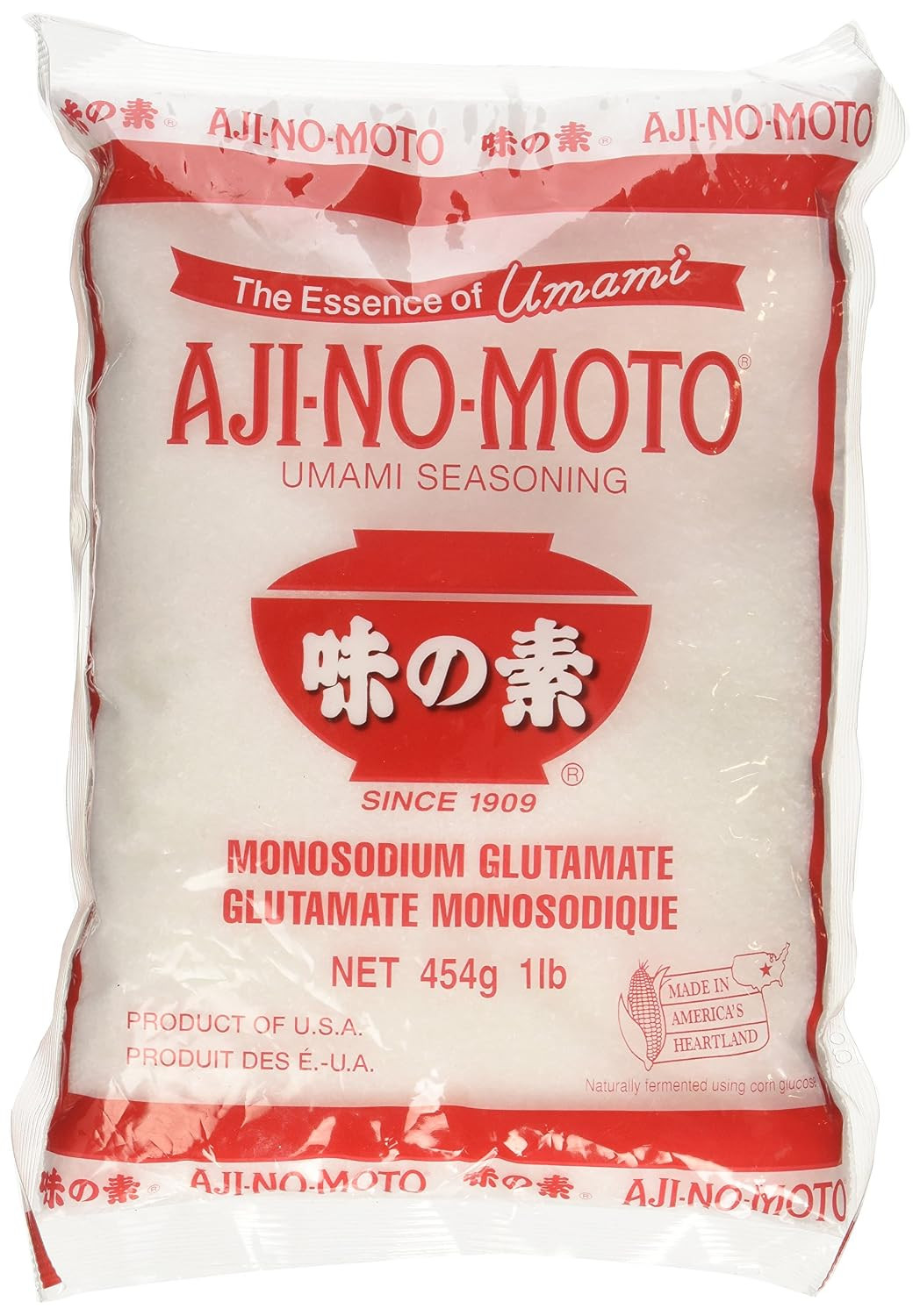 Aji No Moto Monosodium Glutamate Umami Seasoning 454g / 1LB / 16oz HALAL
