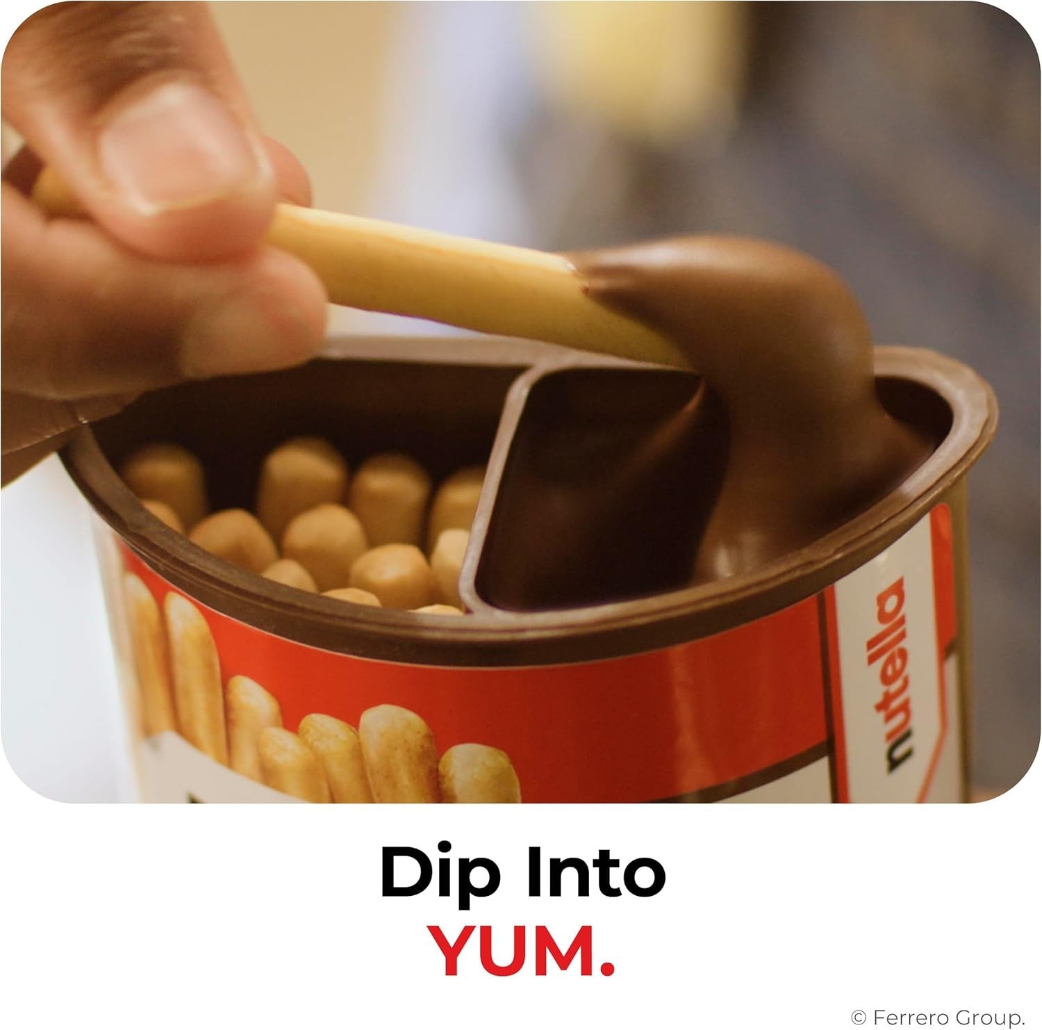 Go! Hazelnut Spread Snack Cup Breadsticks On-the-Go 1.8oz Italian Kosher