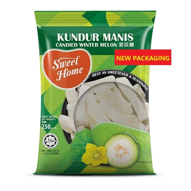 SWEET HOME CANDIED WINTER MELON | KUNDUR MANIS (250G X 2 PACK) – FREE SHIPPING