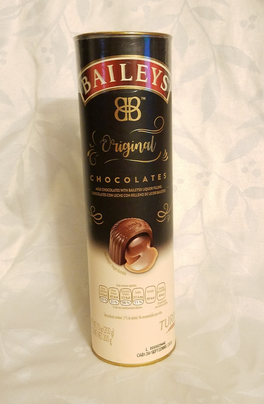Turin Milk Chocolates filled with Baileys Irish Cream, Net 7 Oz.