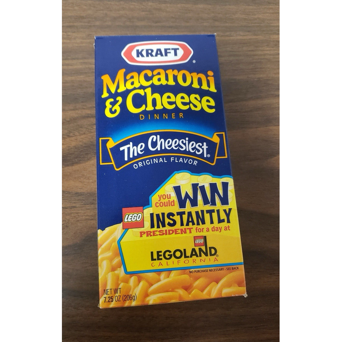 Vintage Kraft Macaroni & Cheese Dinner The Cheesiest Original Flavor 7.25 oz
