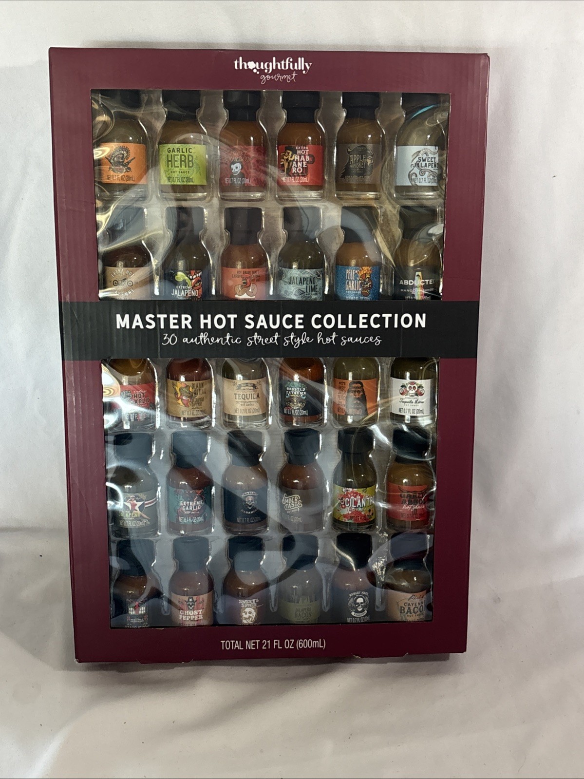 Thoughtfully Gourmet Master Hot Sauce Collection Gift Set – Pack of 30
