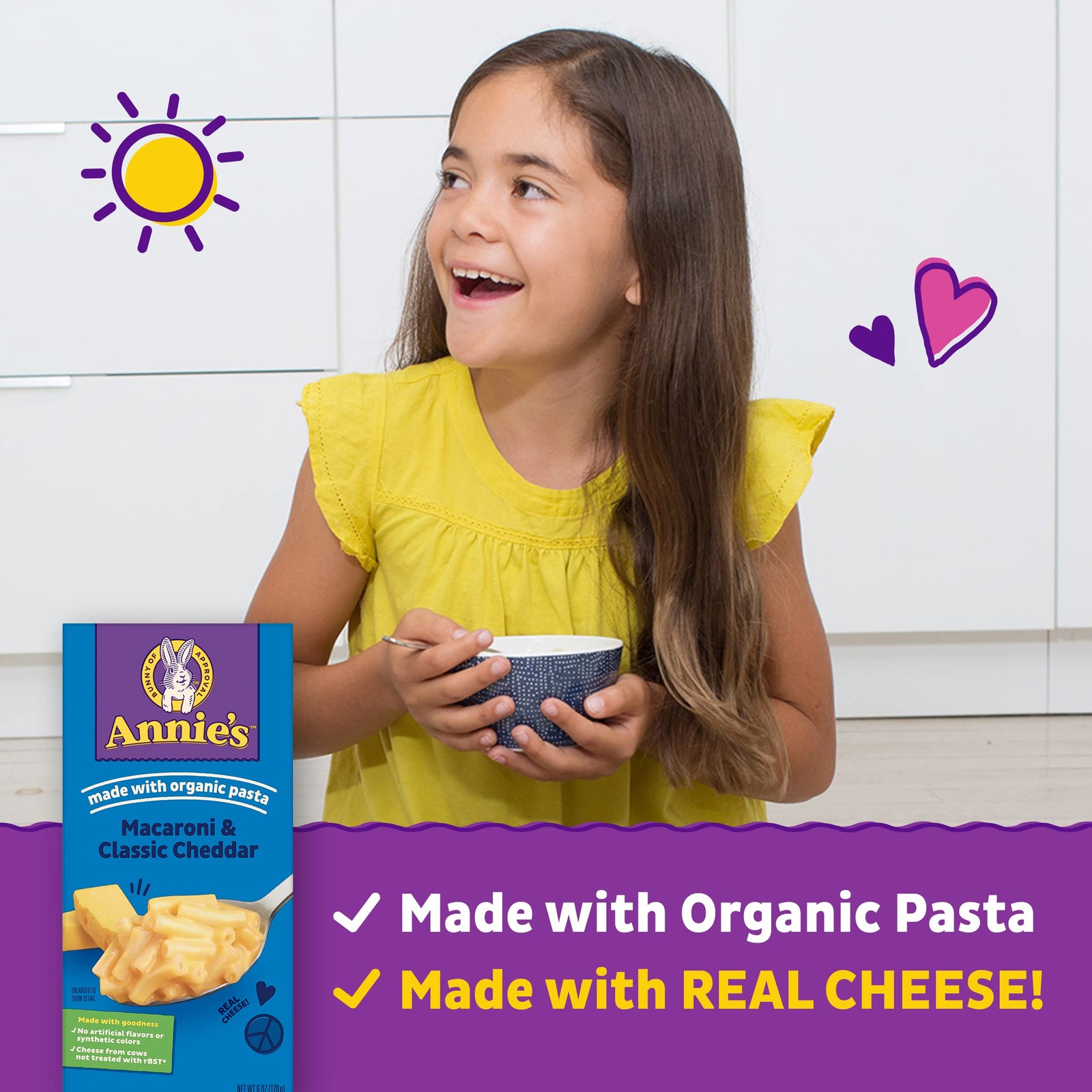 Annie’s Classic Macaroni & Mild Cheddar Macaroni & Cheese Natural 6 oz Box