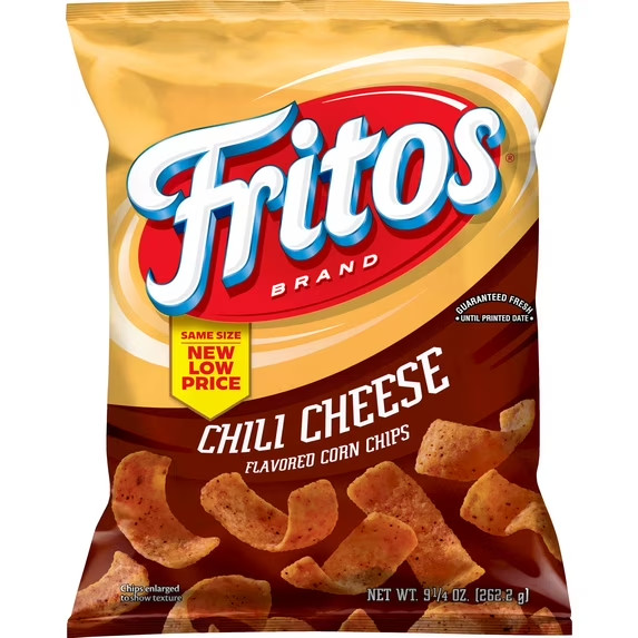 NEW Fritos Chili Cheese Corn Chips 9.25 Oz Bag Crunchy Snack Chips Fresh Sealed