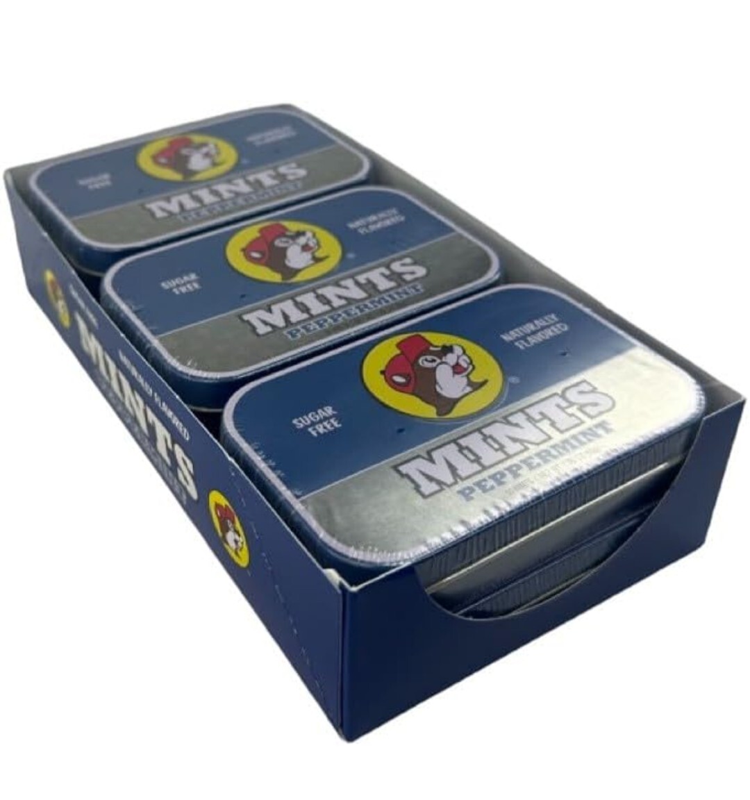 Buc-ee’s Gluten Free & Sugar Free Mints 6 Pack 300 mints 4+Varieties Peppermint