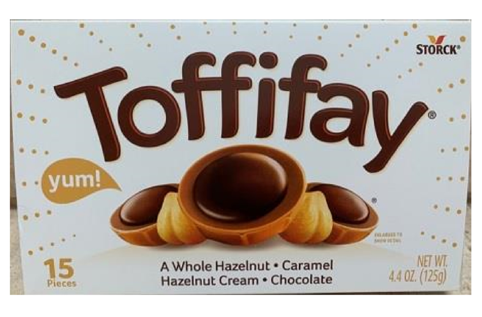 5x Storck Toffifay Candy Boxes 4.4oz – Hazelnut Caramel Chocolate 15pc Each