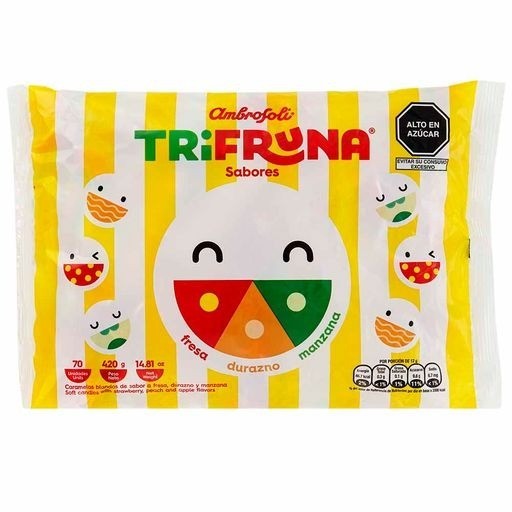 Ambrosoli – TriFruna – Sabores – Fresa – Durazno – Manzana- Pack X 2